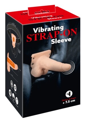 Vibrační strap-on návlek