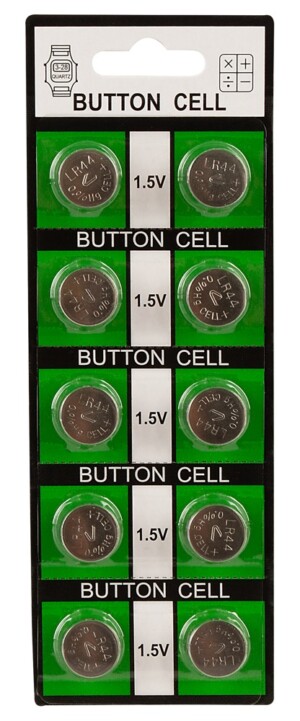 10 knoflíkových baterií
