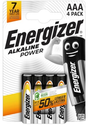 Baterie Energizer AAA, balení 12 ks, 4 kusy